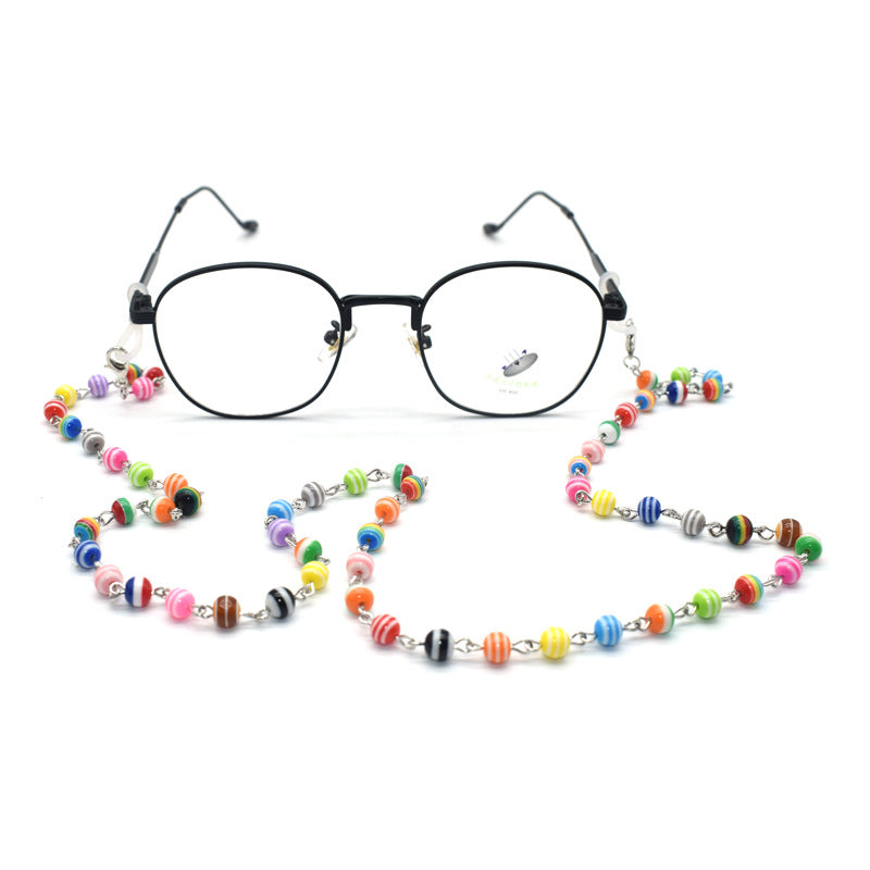 Bunte Perlenbrille Kette Brehn 1786692390