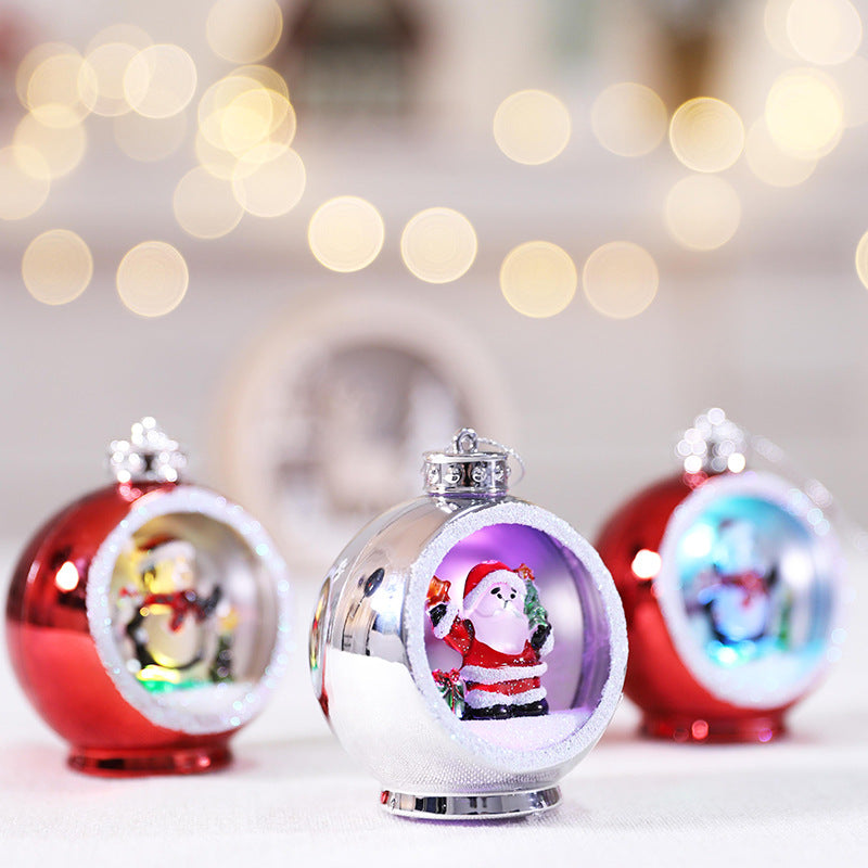 Dekorative Feiertags-Schneekugel-Ornament