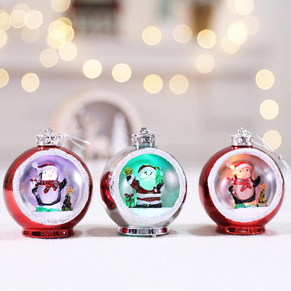 Dekorative Feiertags-Schneekugel-Ornament