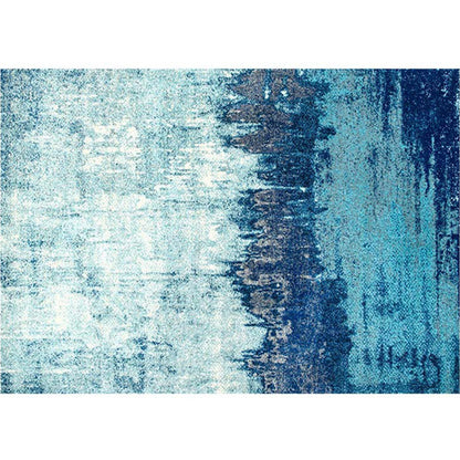 Industrieller Stil Wohnzimmer Teppich Bunt Expressionismus Teppich Synthetisch Rutschfest Tierfreundlich Maschinenwaschbarer Teppich