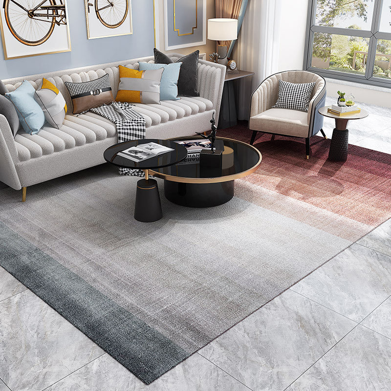 Brehn | Eenvoudig Multicolor Effen Tapijt Polyester Industriële Gebiedstapijt Wasbaar Antislip Vlekbestendig Tapijt voor Grote Kamer