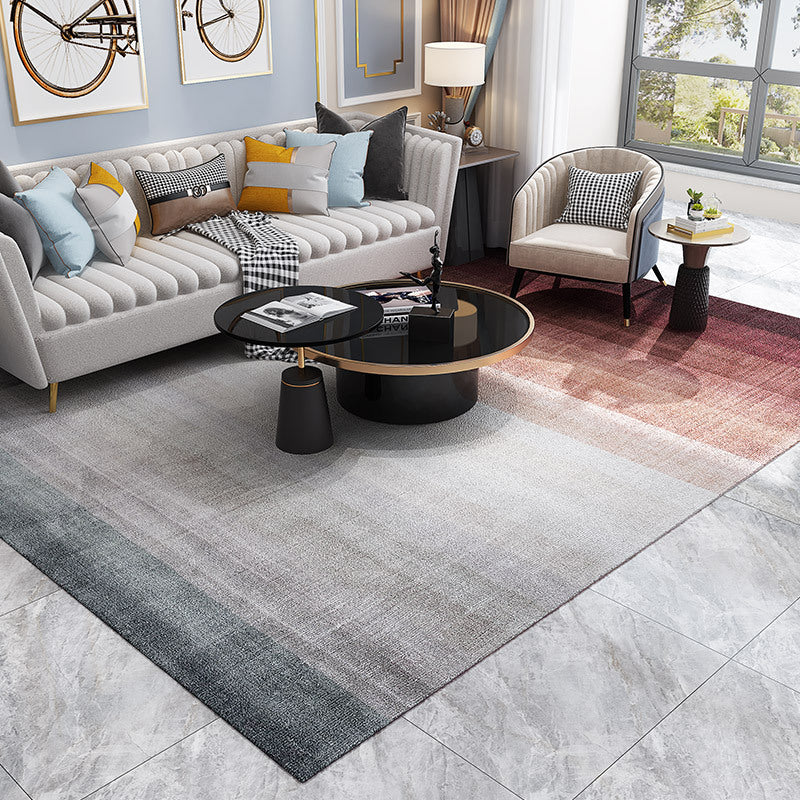 Brehn | Eenvoudig Multicolor Effen Tapijt Polyester Industriële Gebiedstapijt Wasbaar Antislip Vlekbestendig Tapijt voor Grote Kamer