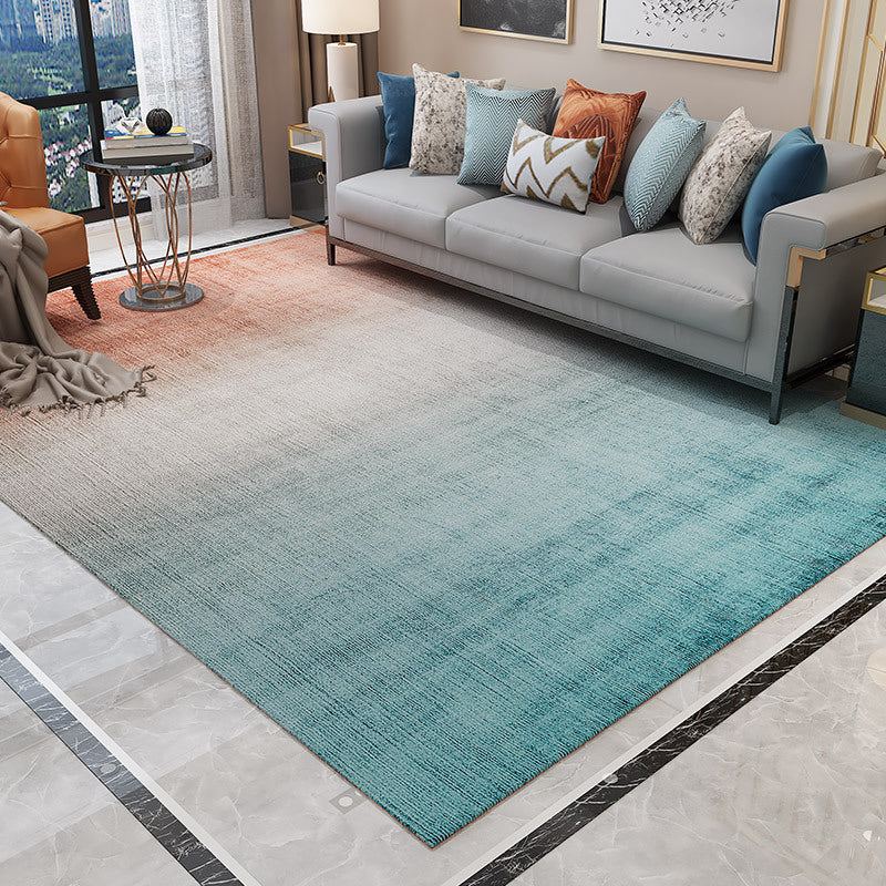 Brehn | Eenvoudig Multicolor Effen Tapijt Polyester Industriële Gebiedstapijt Wasbaar Antislip Vlekbestendig Tapijt voor Grote Kamer