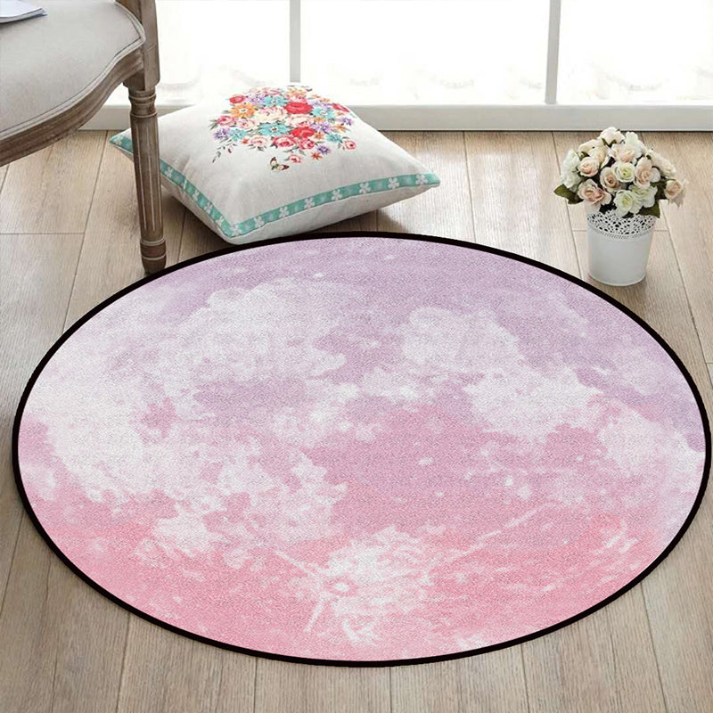 Realistischer Multicolor-Kosmos-Druckteppich Polyester Moderner Teppich Haustierfreundlich Rutschfest Maschinenwaschbar Teppich für das Kinderzimmer