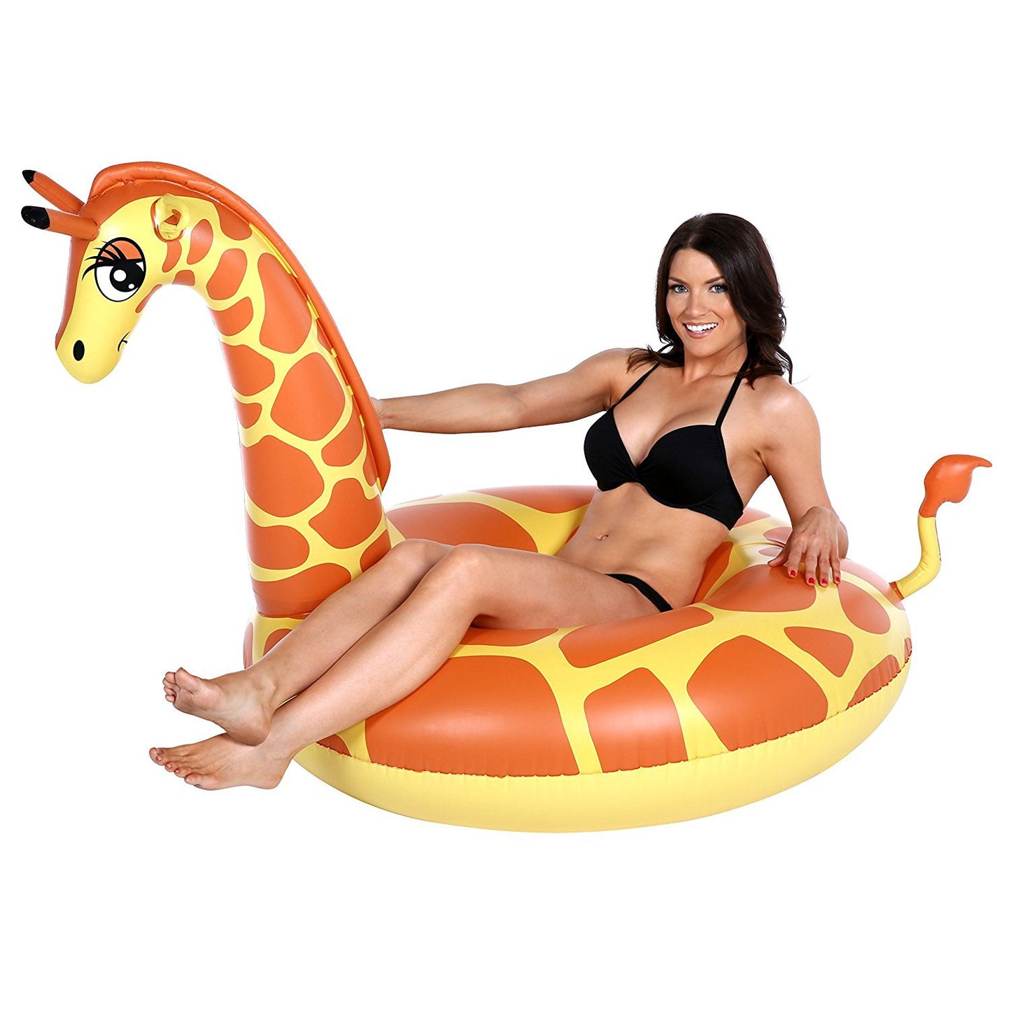 Unisex Aufblasbarer Giraffen-Schwimmtier Brehn