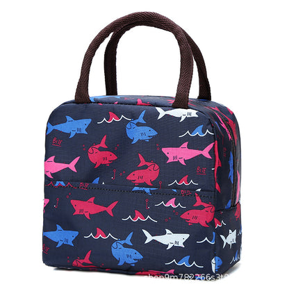 Isolierte Flamingo-Muster Mittagstasche Brehn