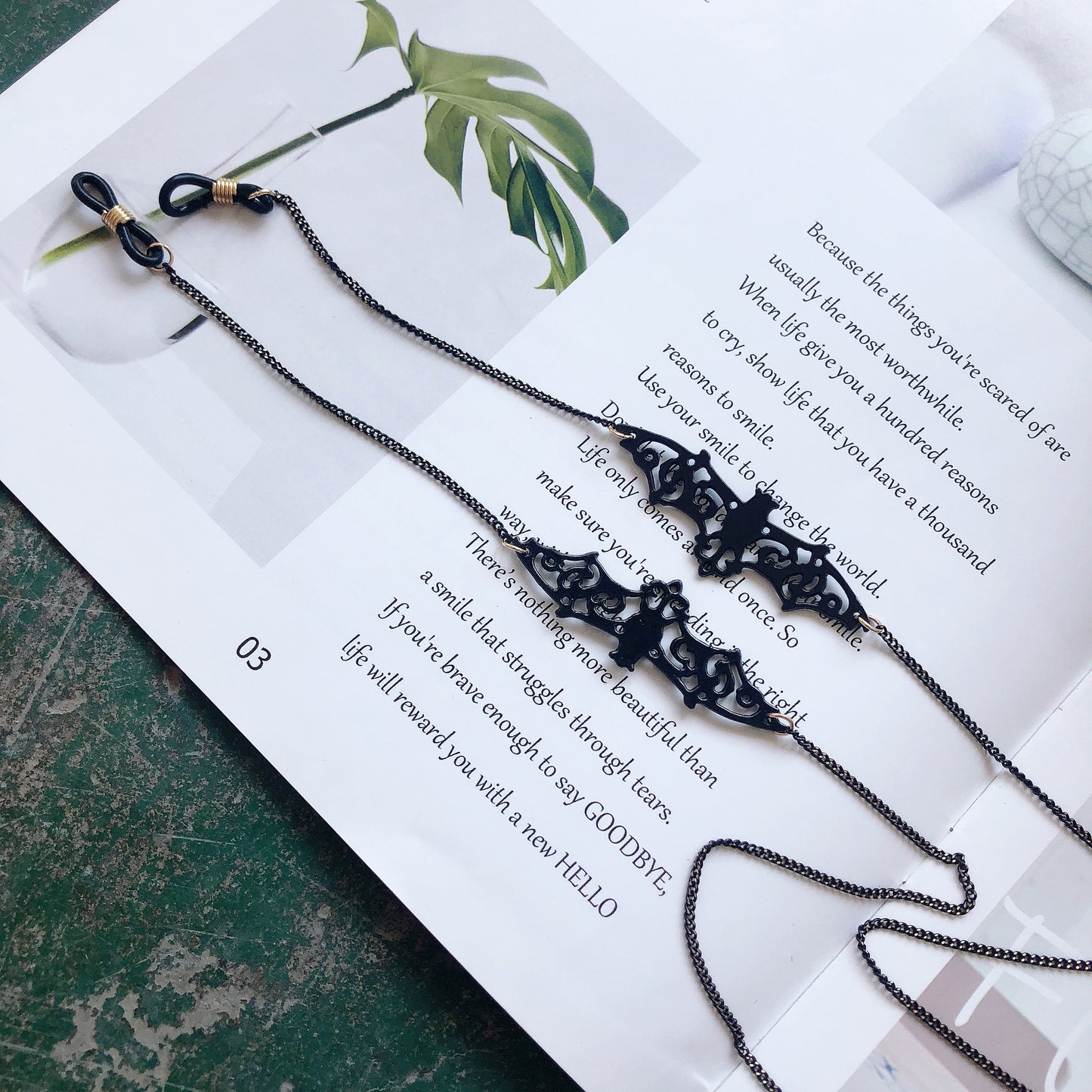 Verspielte Charme Brillen Kette Brehn