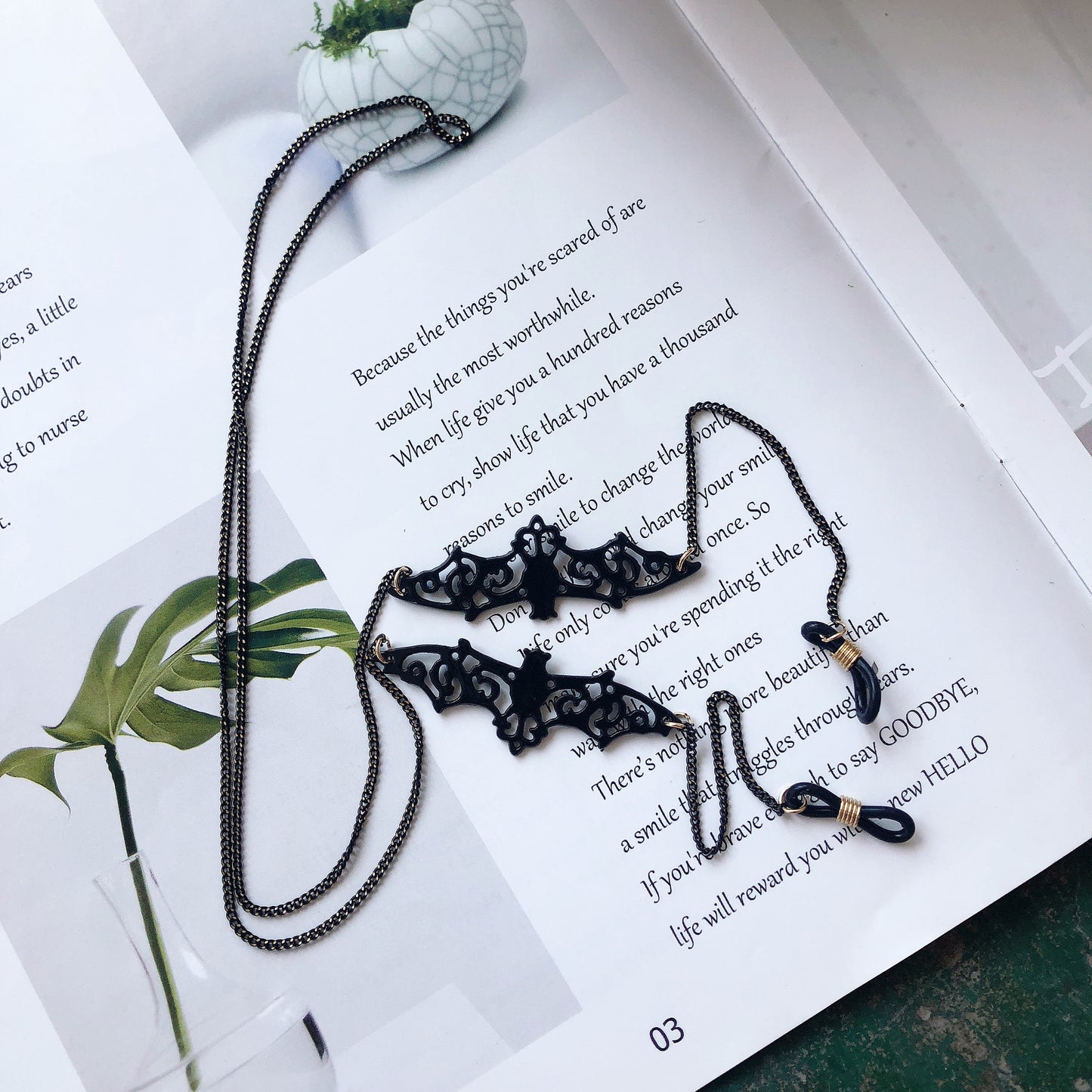 Verspielte Charme Brillen Kette Brehn