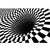 Modern Brain Deception 3D Teppich Schwarz Synthetischer Bereich Teppich Maschinenwaschbar Fleckenresistent Rutschfester Teppich für das Wohnzimmer