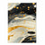 Abstrakter Flüssigkunstdruck Grau Beige und Gold Nr. 2