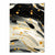 Abstrakter Kunstdruck „Fließendes Muster“ in Grau, Beige und Gold Nr. 3