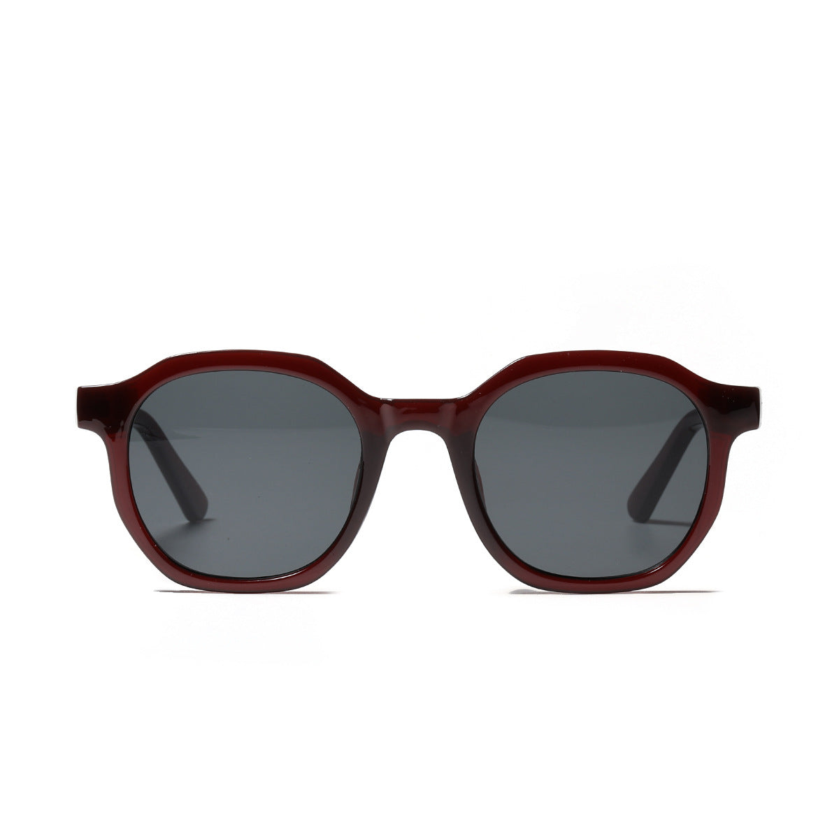 Damen stylische Sonnenbrille mit klarem Rahmen und polarisierten Gläsern Brehn