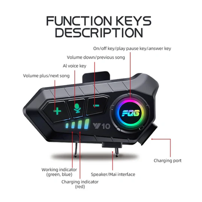 Bluetooth für Motorradhelm