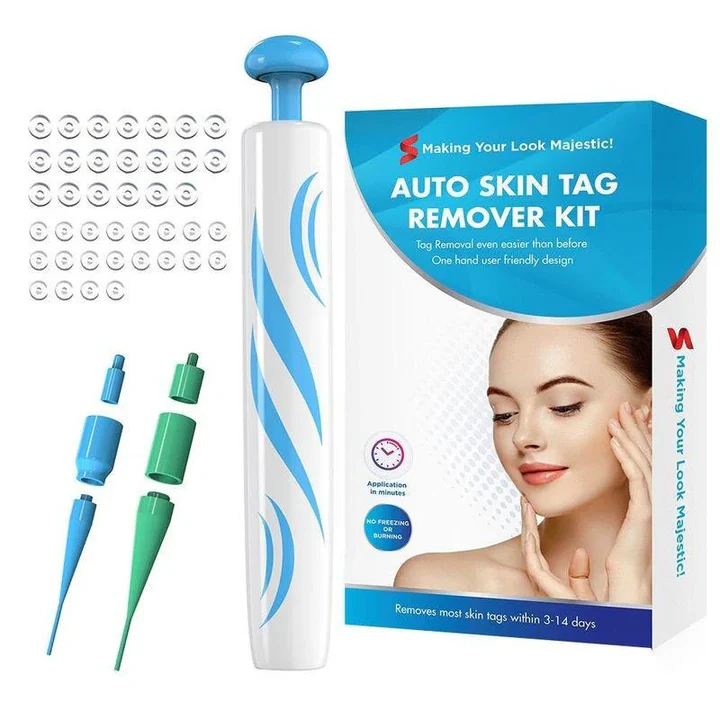 Brehn | DermaClear Hautwarzenentferner | Schmerzfreie Anwendung | Kompakt & Hygienisch | Für Männer & Frauen