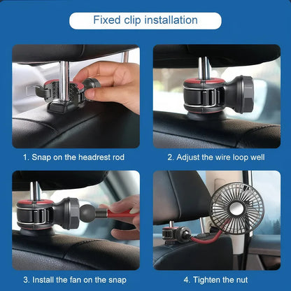 Multidirektionaler Auto Rücksitz Ventilator | Brehn