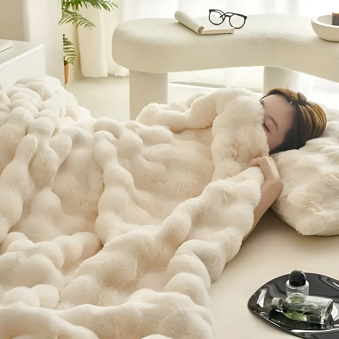 Fleece und Fleece-Decke – Extra weich & warm | Perfekt für Sofa und Schlafzimmer | Brehn