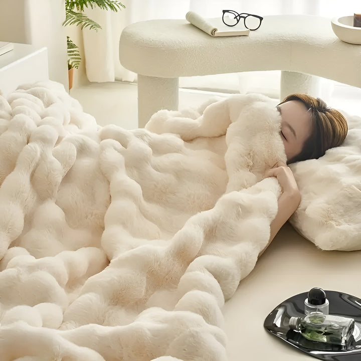Fleece und Fleece-Decke – Extra weich & warm | Perfekt für Sofa und Schlafzimmer | Brehn