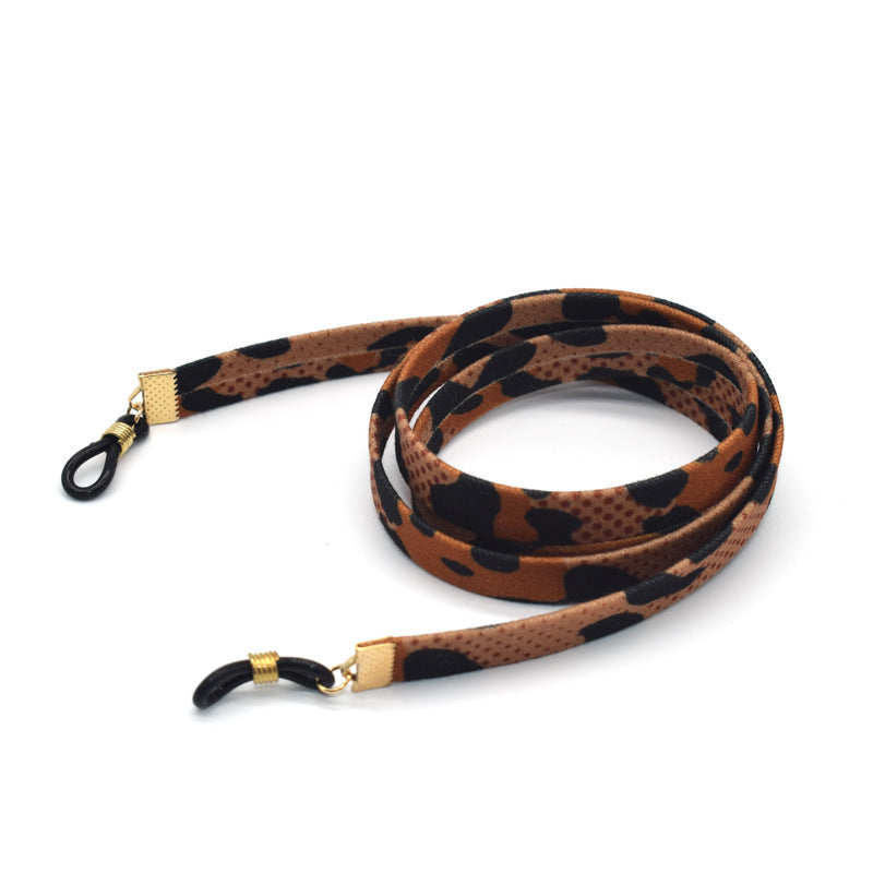 Stylische Samt Brillen Kette Brehn