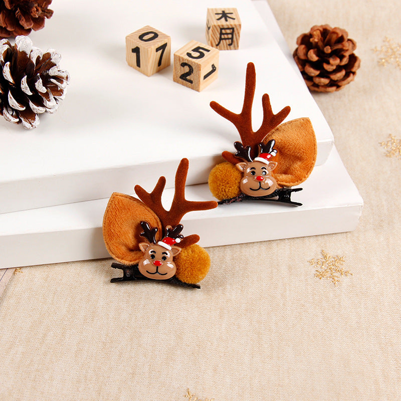 Festive Schneemann Geweih Clip