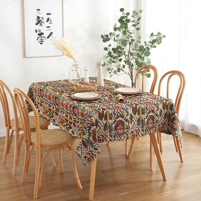Federdruck Tischdecke