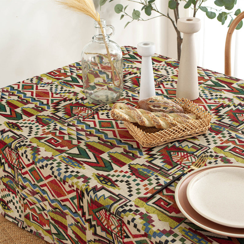 Federdruck Tischdecke