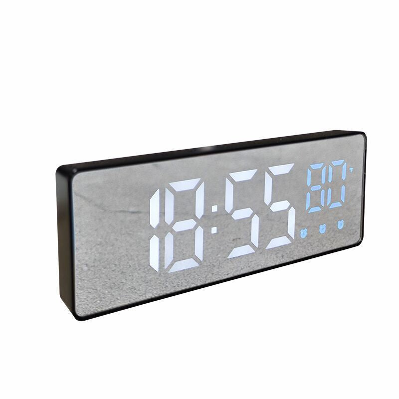 Digitaler Tischwecker mit Temperaturanzeige und Led-Display Brehn
