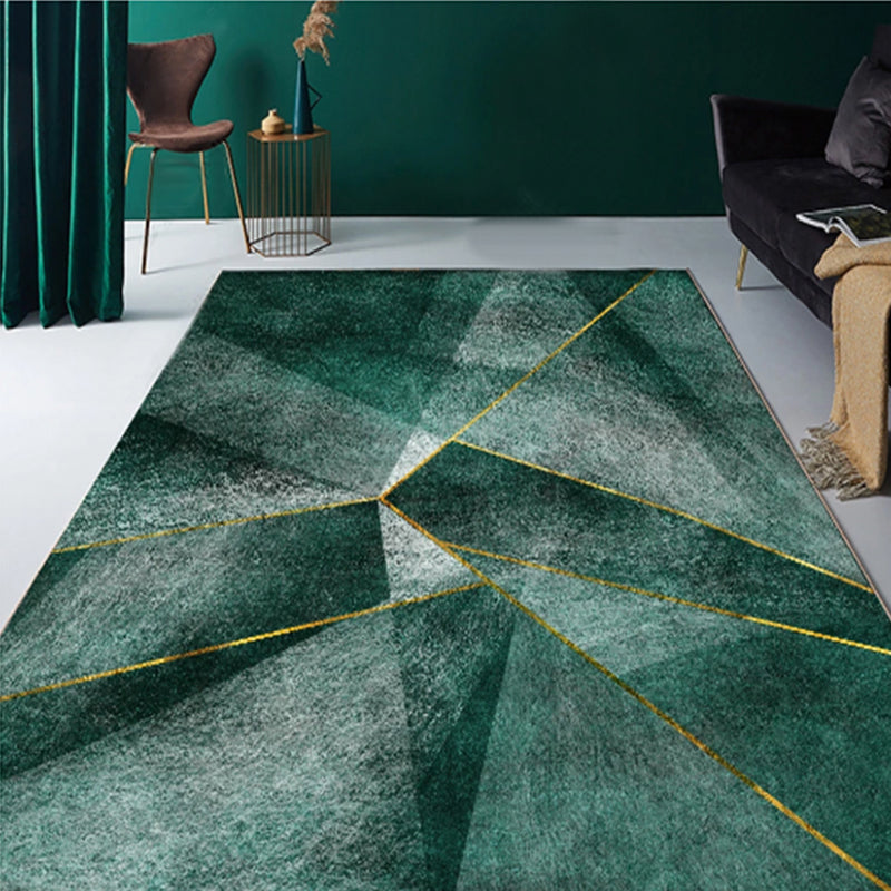 Brehn | Noviteit Slaapkamer Tapijt Multi-kleurige Geometrische Print Binnen Tapijt Synthetisch Antislip Achterkant Wasbaar Tapijt