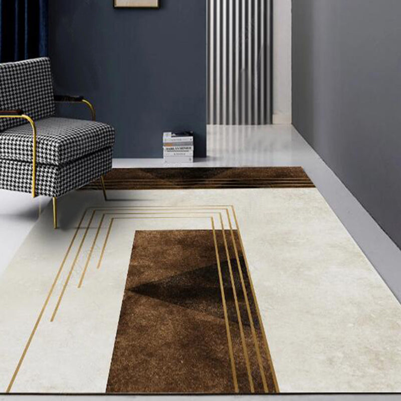 Brehn | Noviteit Slaapkamer Tapijt Multi-kleurige Geometrische Print Binnen Tapijt Synthetisch Antislip Achterkant Wasbaar Tapijt