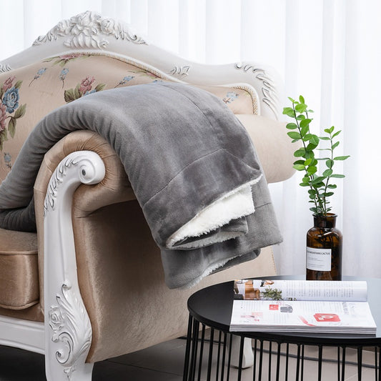 Damen weiche und wärmende Fleece-Decke Brehn