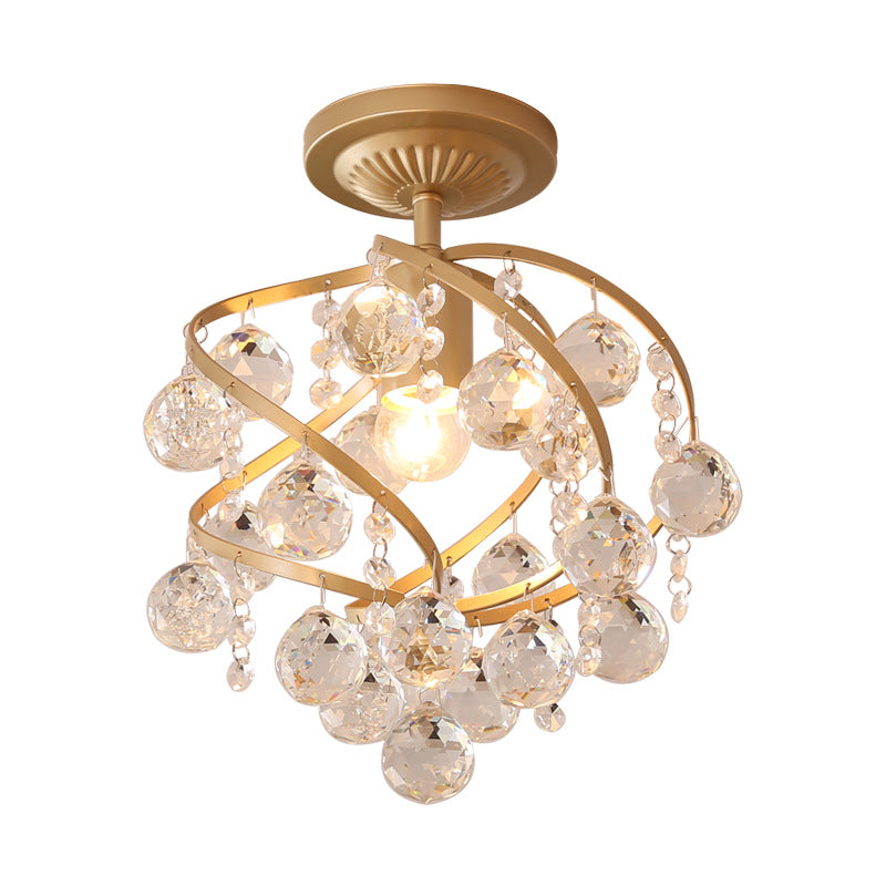 Brehn | CrystalElegance Pendant - Luxus-Deckenleuchte mit Messingakzenten