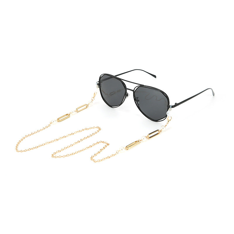 Elegante goldverlinkte Brille Kette Brehn