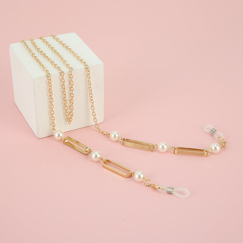 Elegante goldverlinkte Brille Kette Brehn