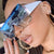 Damen geometrische Oversized-Sonnenbrille mit gradienten Gläsern Brehn