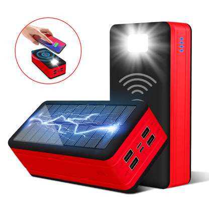 Solar Powerbank mit Kabelloser Ladefunktion Von Brehn