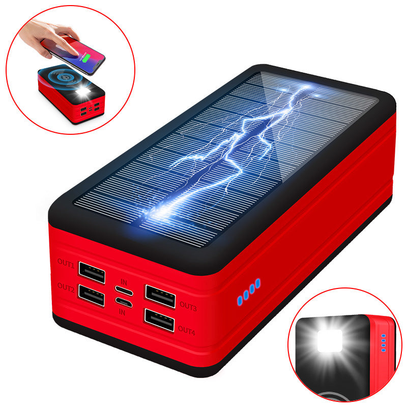 Solar Powerbank mit Kabelloser Ladefunktion Von Brehn