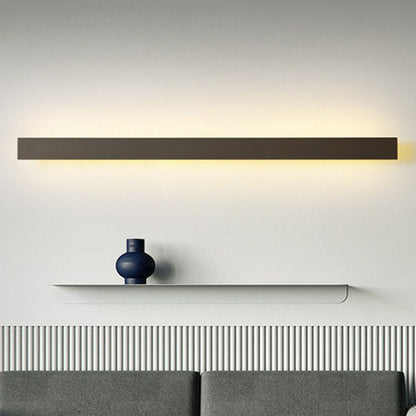 Aluminium lineare LED-Wandbeleuchtung zeitgenössische schwarze Wandleuchte für das Wohnzimmer | Brehn