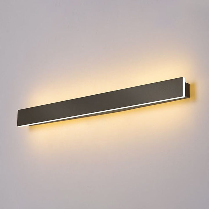 Aluminium lineare LED-Wandbeleuchtung zeitgenössische schwarze Wandleuchte für das Wohnzimmer | Brehn