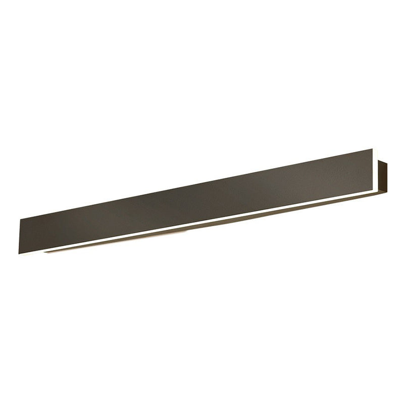 Aluminium lineare LED-Wandbeleuchtung zeitgenössische schwarze Wandleuchte für das Wohnzimmer | Brehn
