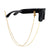Metallic Western-Themen Brillen Kette Brehn