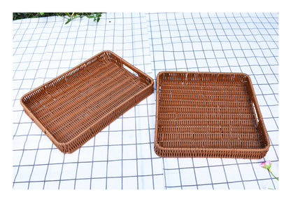 Handgefertigtes geflochtenes Serviertablett-Set Brehn 1789539601