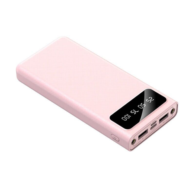 Powerbank mit Integriertem Mehrfachladekabel und Lcd-Anzeige Brehn