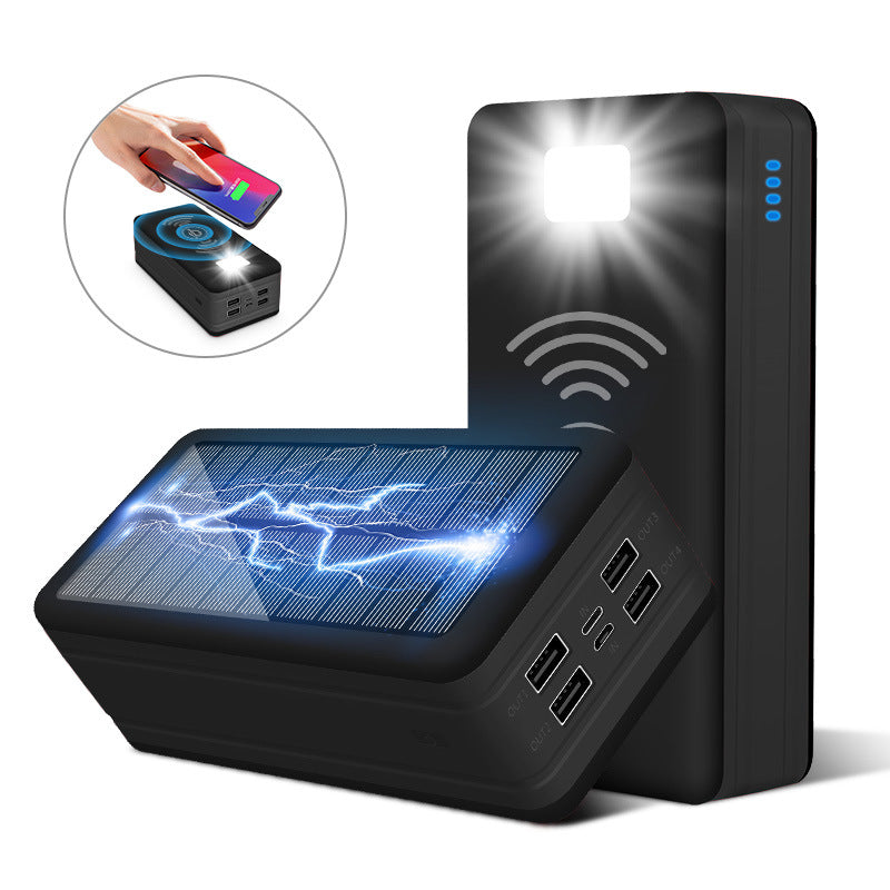 Solar Powerbank mit Kabelloser Ladefunktion Von Brehn