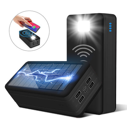 Solar Powerbank mit Kabelloser Ladefunktion Von Brehn