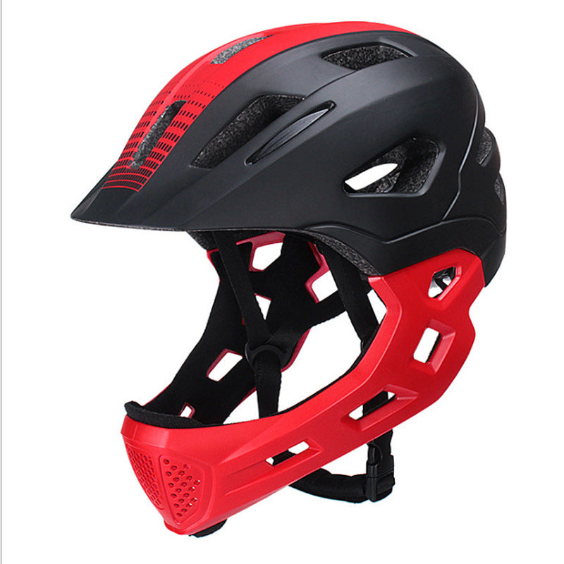 wandelbare mountainbike-helm mit abnehmbarem Kinnschutz und Hochflussbelüftung Brehn
