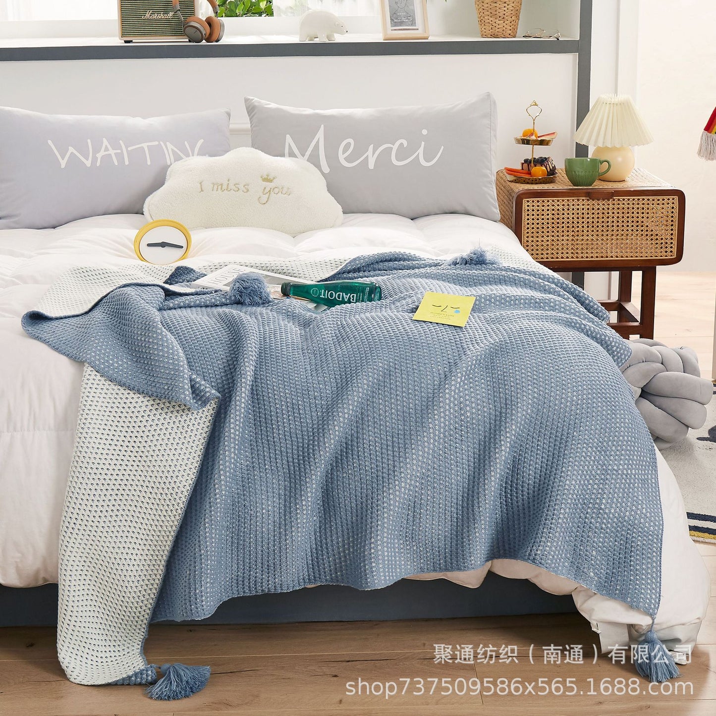 Damen kuschelige Decke Brehn