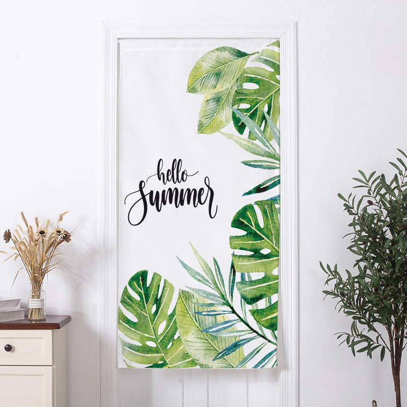 Dekorativer Aquarell Pflanzen Wandteppich