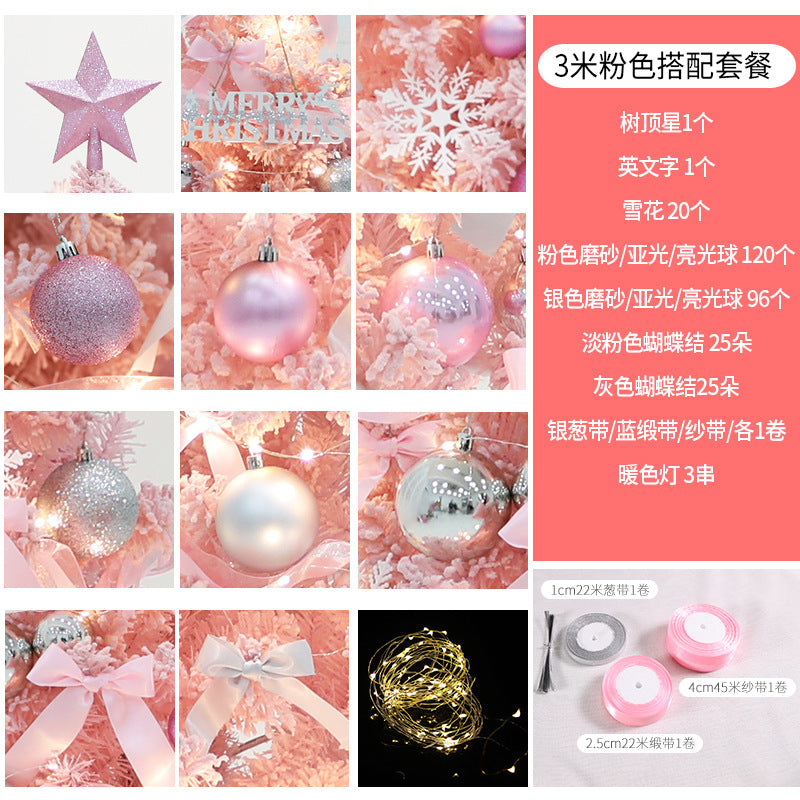 Elegantes Weihnachtsbaumornament-Set