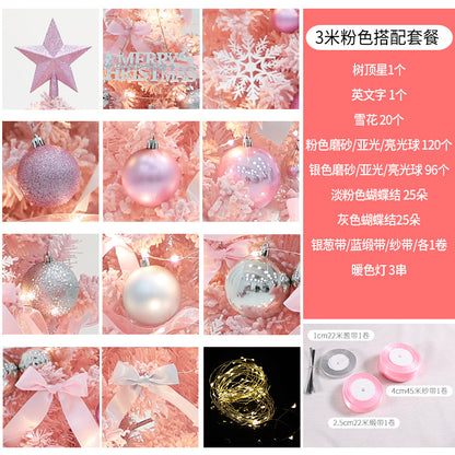 Elegantes Weihnachtsbaumornament-Set