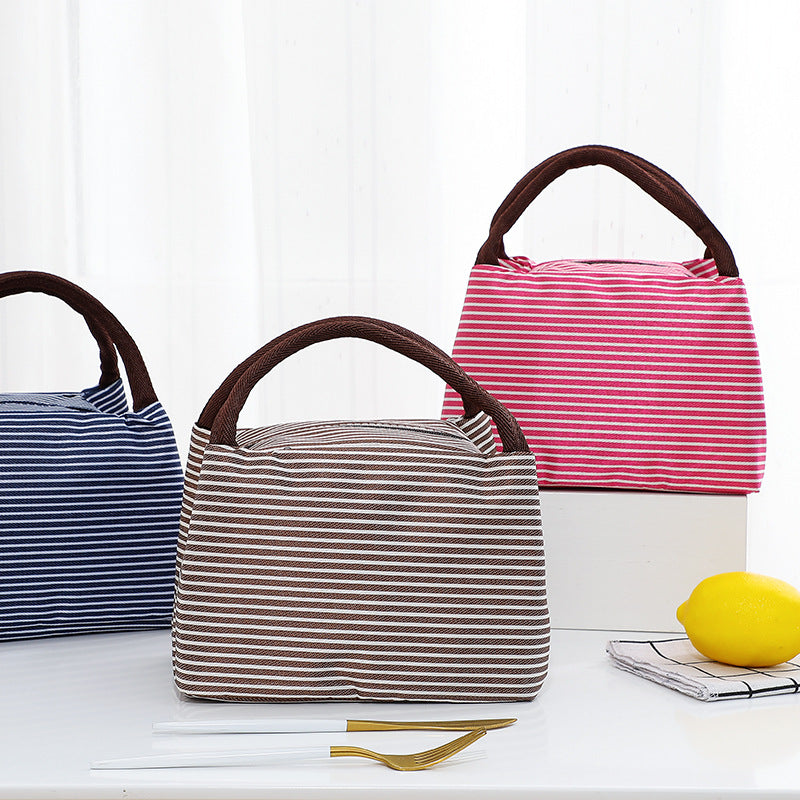 Isolierte Lunch-Tasche mit Stilvollen Streifen Brehn