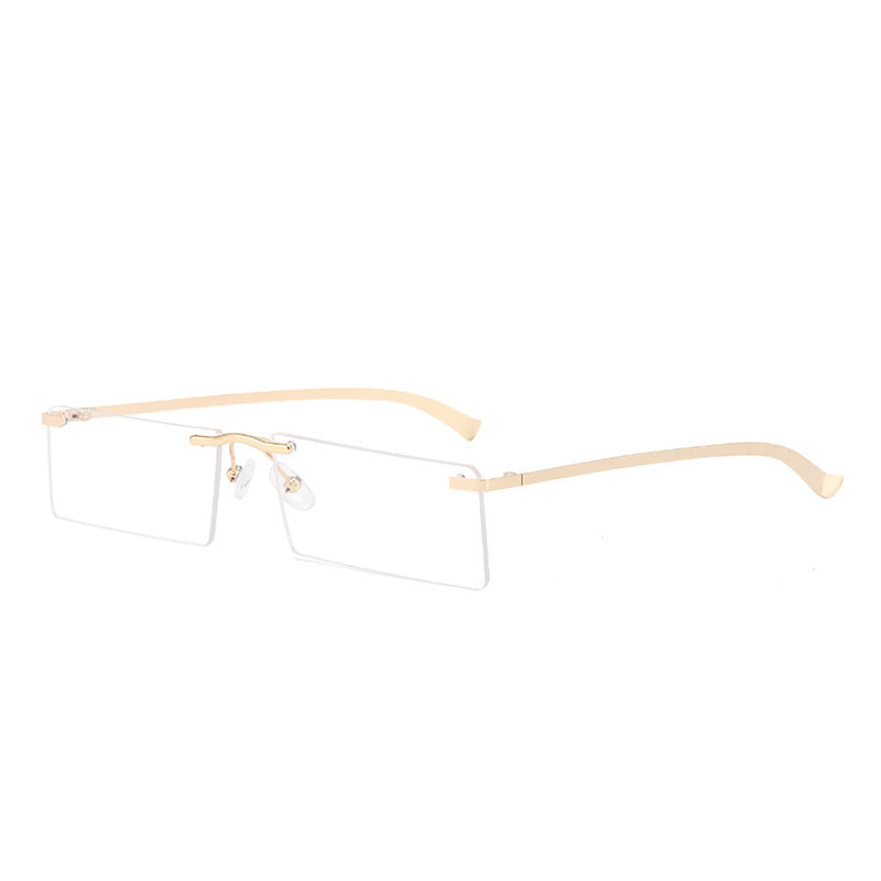 Damen modische Sonnenbrille mit schmalem, rechteckigem Rahmen Brehn